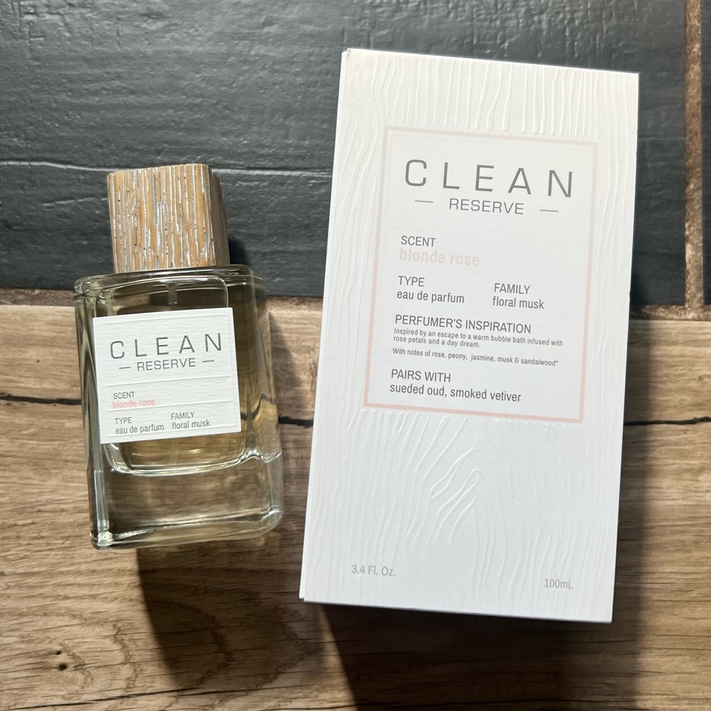 Clean Reserve Blonde Rose 3.4 Oz Perfume